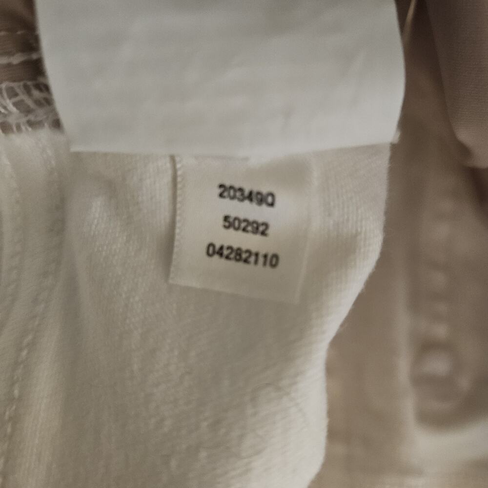 SPANX White Jeans Flare Women’s S Petite 31” Inseam Pull On 20349Q Inner Panel - Picture 7 of 7